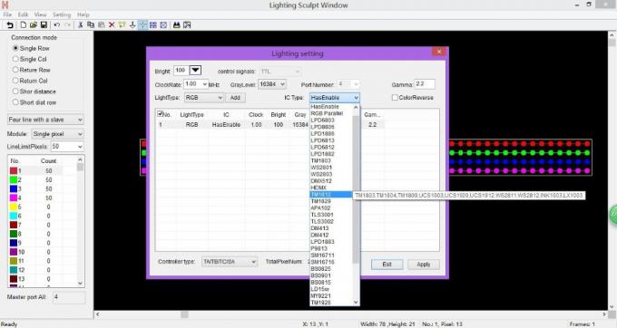 4096 pikseli Salve DMX LED Controller H802RA 4 porty Materiał ze stopu aluminium 1